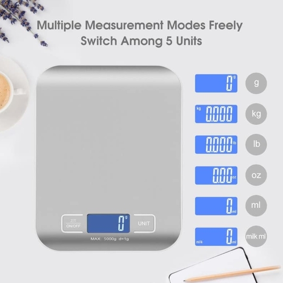Digital Kitchen Scale with LCD Display - Picture 5 of 12